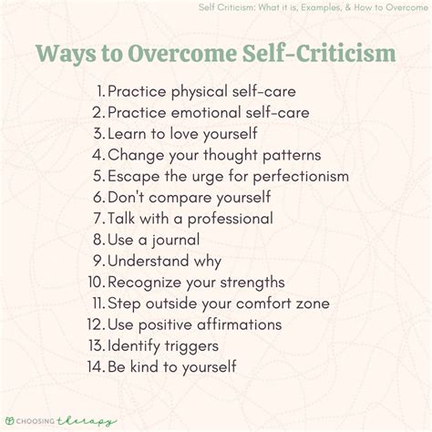 Is self criticism a weakness?