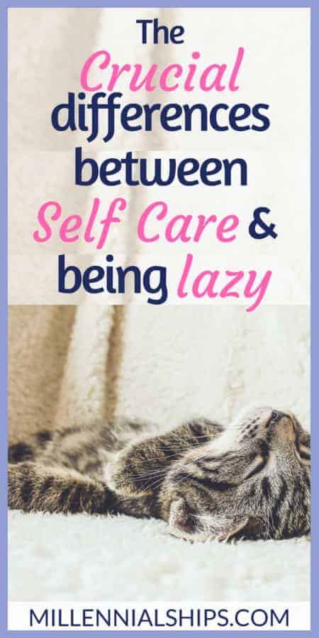Is self-care being lazy?