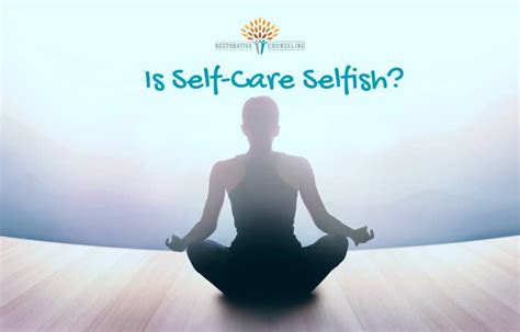 Is self-care selfish?