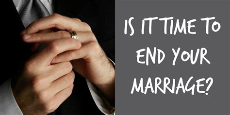 Is separation the end of a marriage?