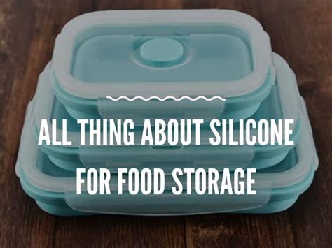 Is silicone OK to store food in?