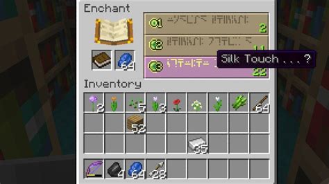 Is silk Touch a level 30 enchantment?