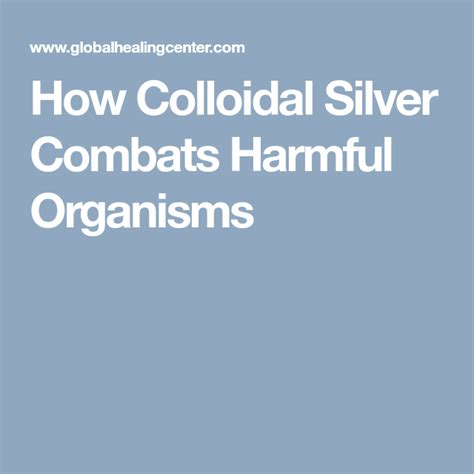 Is silver harmful to the body?