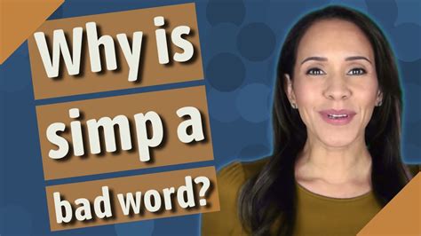 Is simp a bad word?