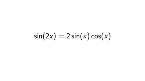 Is sin 2x the same as 2sinx?