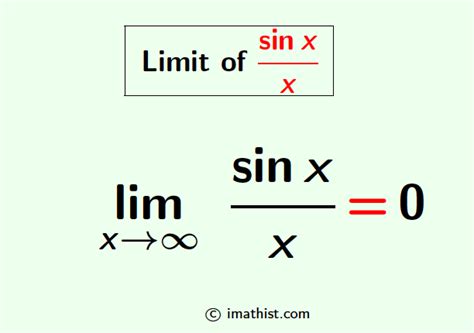 Is sin of infinity zero?