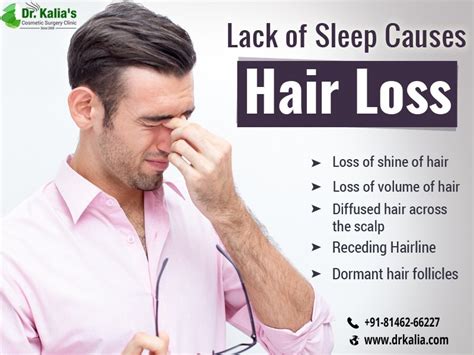 Is sleeping late can cause hair loss?