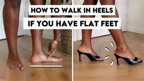 Is small heel good for flat feet?