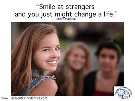 Is smiling at strangers good?