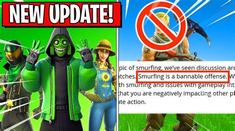 Is smurfing illegal in Fortnite?