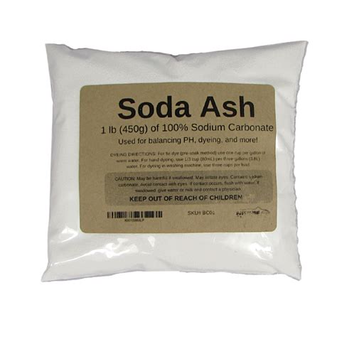 Is soda ash a dye fixative?