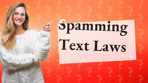 Is spamming text illegal?