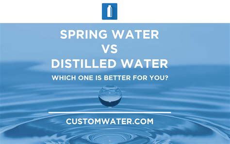 Is spring water distilled?