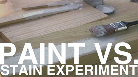 Is stain better than paint?