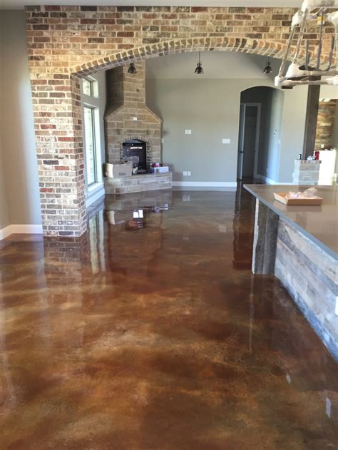 Is stained concrete low maintenance?