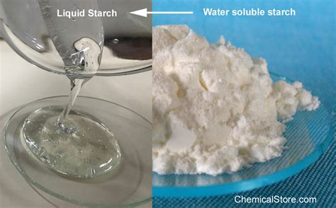 Is starch glue water soluble?