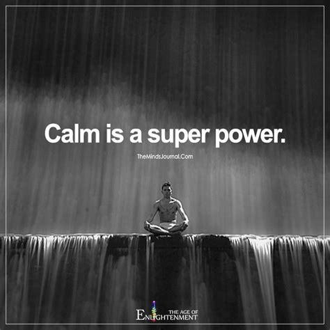 Is staying calm a superpower?