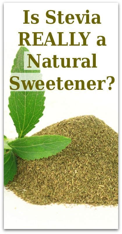 Is stevia really healthy?