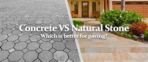 Is stone cheaper than concrete?