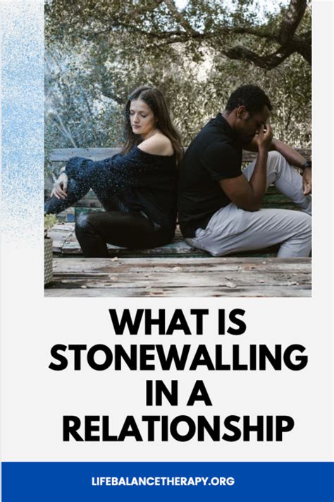 Is stonewalling healthy in a relationship?