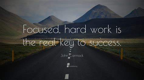 Is success a hard work?