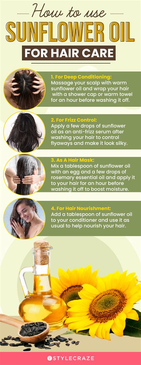 Is sunflower oil good or bad for your hair?