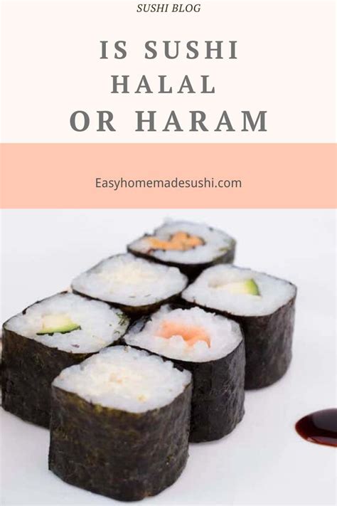 Is sushi halal or haram?