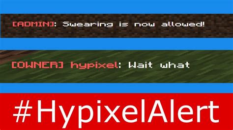 Is swearing allowed in Hypixel?