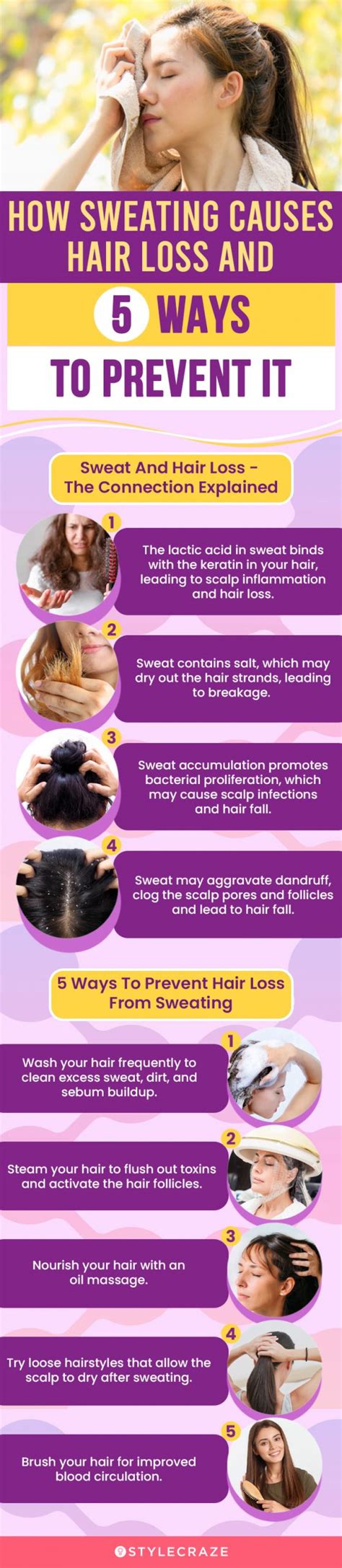 Is sweat good for your hair?