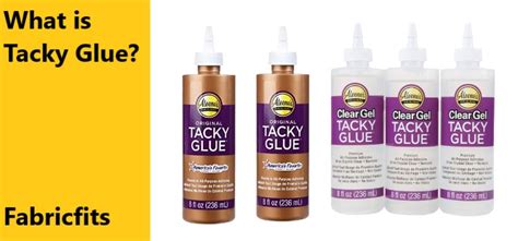 Is tacky glue safe for fabric?