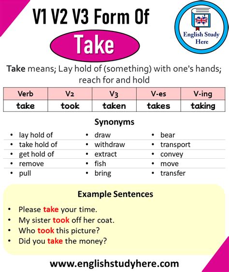 Is take time a verb?
