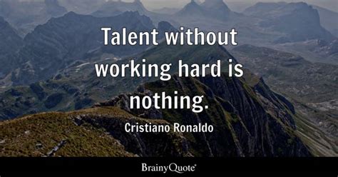 Is talent worthless without hard work?