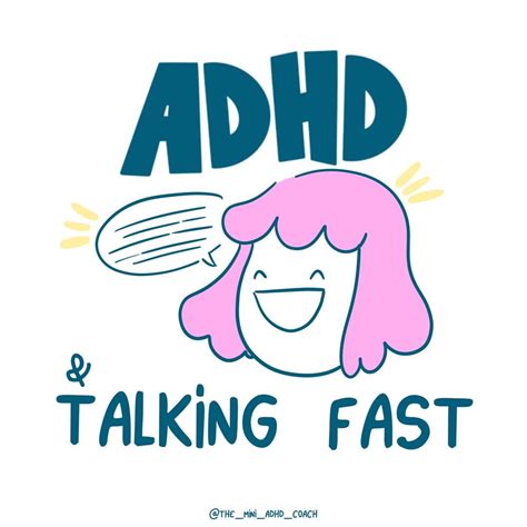 Is talking fast ADHD?