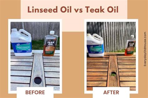 Is teak oil better than linseed oil?