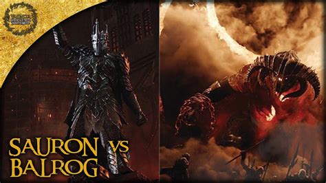 Is the Balrog stronger than Sauron?
