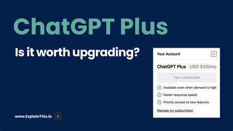 Is the ChatGPT upgrade worth it?