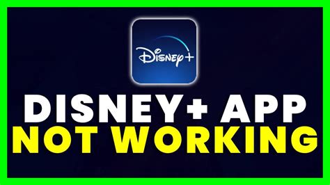 Is the Disney app not working?