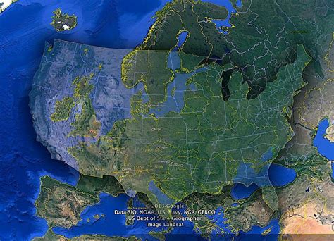 Is the EU smaller than the US?