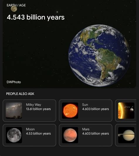 Is the Earth 6 billion years old?