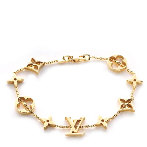 Is the LV bracelet real gold?