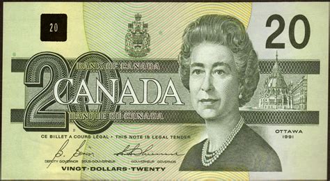 Is the Queen on Canadian notes?