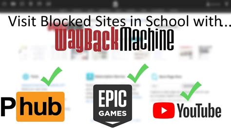 Is the Wayback Machine blocked?