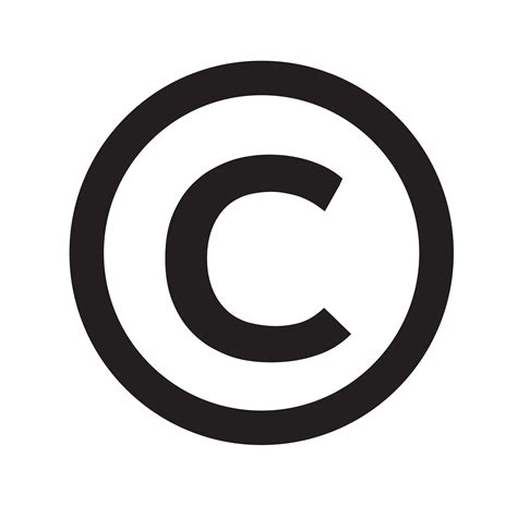 Is the copyright symbol in C or R?