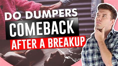 Is the dumper happy after a breakup?