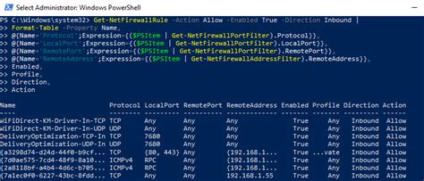 Is the firewall on PowerShell?