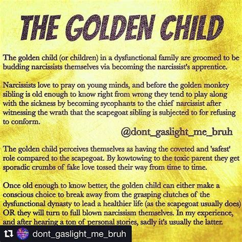 Is the golden child a narcissist?