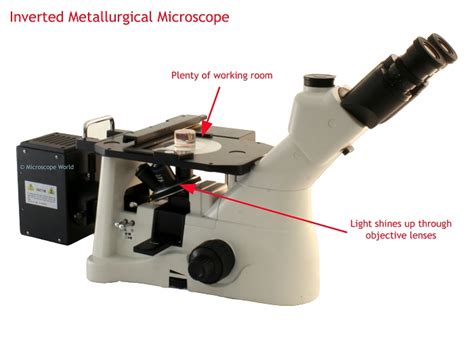 Is the image on a microscope inverted?