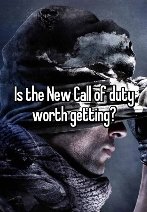 Is the latest Call of Duty worth it?