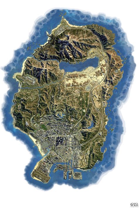 Is the map in GTA 5 real?