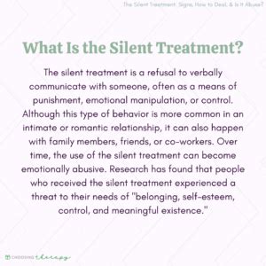 Is the silent treatment Gaslighting?